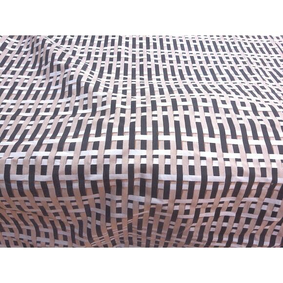 Vintage Springmaid King Mostly Cotton Percale Abstract Fitted Sheet - Picture 1 of 6